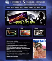 Horsham Web Designs - Disco Site
